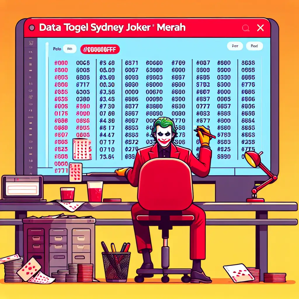 Data Togel Sydney Joker Merah