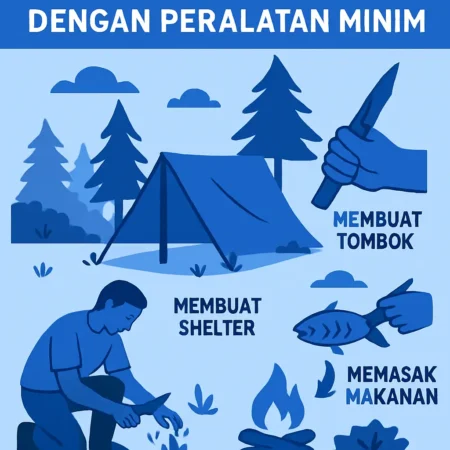 Cara Bertahan Hidup di Hutan dengan Peralatan Minim