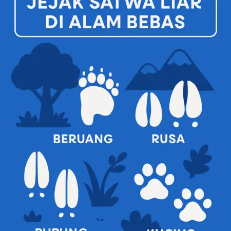 Panduan Mengenali Jejak Satwa Liar di Alam Bebas