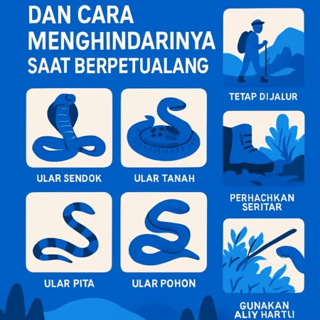 Jenis-Jenis Ular Berbisa dan Cara Menghindarinya Saat Berpetualang