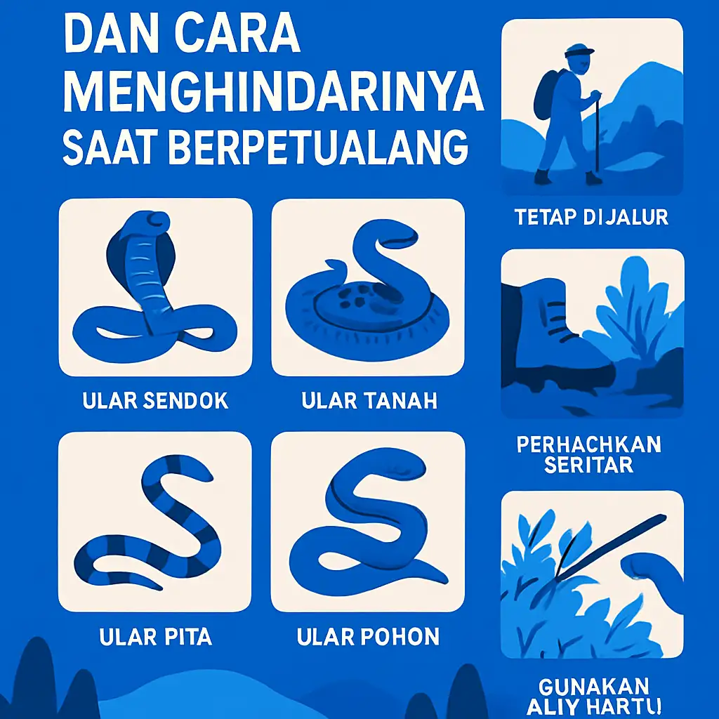 Jenis-Jenis Ular Berbisa dan Cara Menghindarinya Saat Berpetualang
