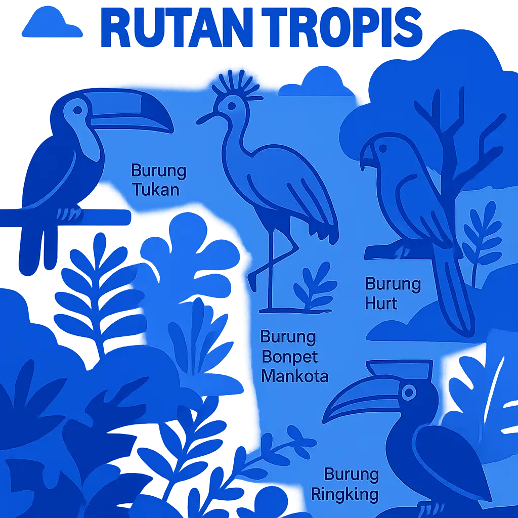 Mengenali Jenis Burung Langka di Hutan Tropis